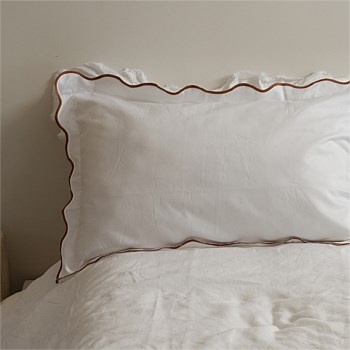 Celine Pillowcase Pair- Ginger