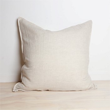 100% French Linen Euro pillowcase- Natural Oat