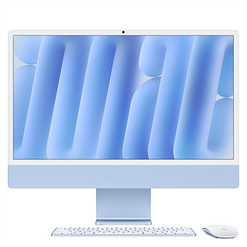 24-inch iMac: Apple M4 chip with 10-core CPU and 10-core GPU, 24GB, 512GB SSD