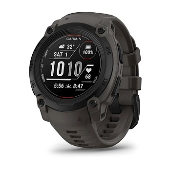 Garmin Instinct E – 40 mm Black with Charcoal Silicone Band