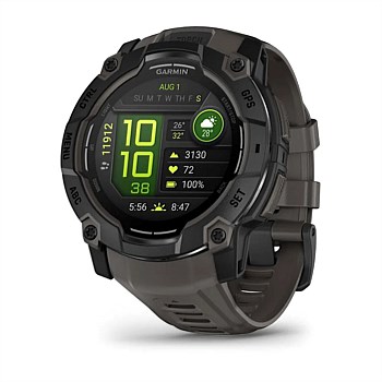 Garmin Instinct 3 – 50 mm, AMOLED Black with Charcoal Silicone Band