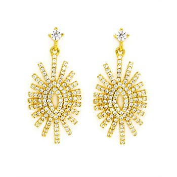 Trinity Earrings - Gold