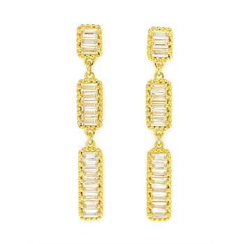 Regency Drop Earrings - Gold