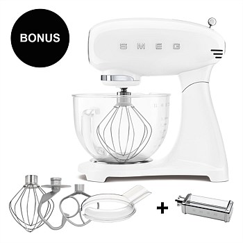 Stand Mixer with glass bowl - Spaghetti Cutter Bundle