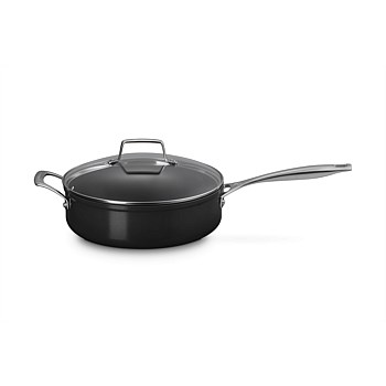 Essential Non Stick Ceramic 26cm Saute Pan with Glass Lid