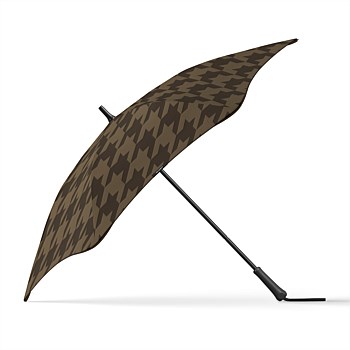 Classic Houndstooth Cocoa Umbrella