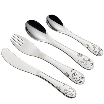 Childrens Cutlery 4pce - Little Friends