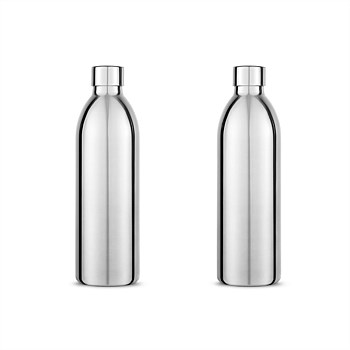 Carbonator 3 Bottle Insulated Stainless Steel 1000ml - 2 Pack