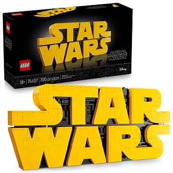 LEGO Star Wars 75407 Brick-Built Star Wars Logo Sign