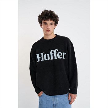 Fleet Intarsia Knit Crew