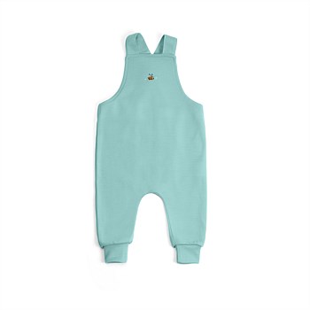 Merino Overall Teal Bee
