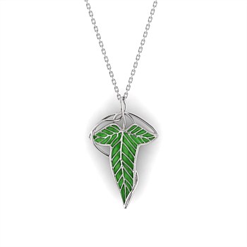 Leaf Pendant w. Chain