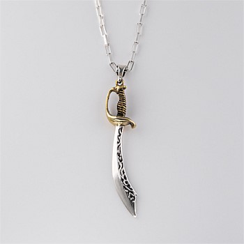 Pirate Cutlass Charm PendantInfo