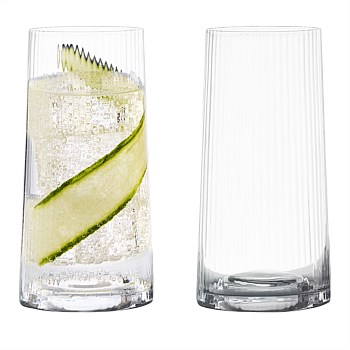 Empire Clear Hiball Tumblers (X2)