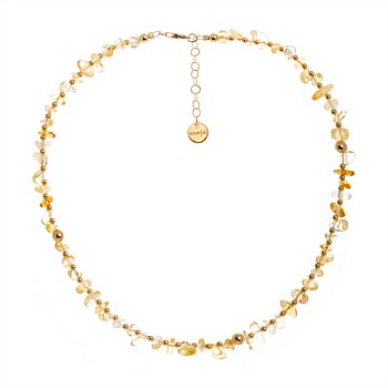 Amuleto Citrine Choker - 14ct Gold filled
