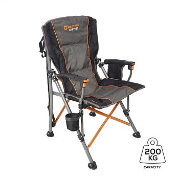 Cheynes Solid Arm Camp Chair - Weight Rated 200kg
