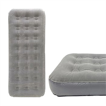 Single Coil Beam Flocked Airbed