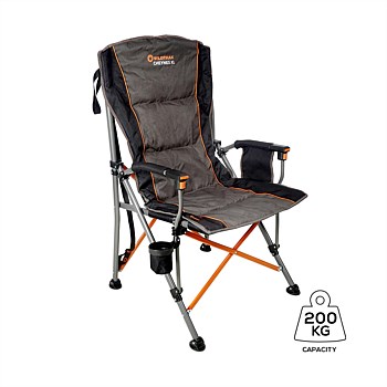 Cheynes XL Deluxe Solid Arm Camp Chair - Weight Rated 200kg