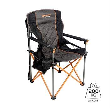Nannup Deluxe Foldable Camp Chair - Weight Rated 200kg