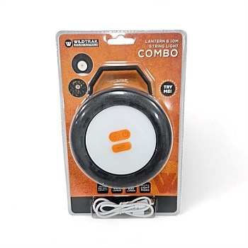 10-Metre 100 Lumen String Light and Lantern Combo