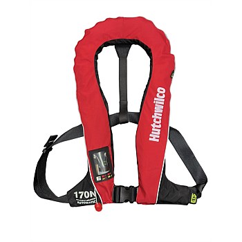 Classic 170N Automatic Inflatable Lifejacket - Red