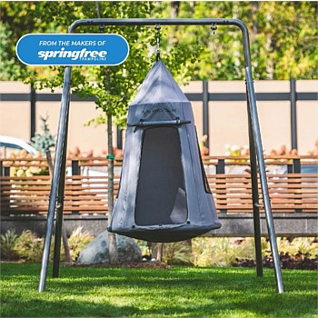 TitanFlex Swing Set with Saucer Tent Swing