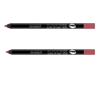 Two x Wunderkiss Gloss Lip Liners in Rose