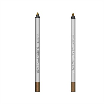 Two x Super-Stay Eyeliners in Glitter Bronze