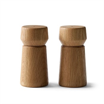 Amsterdam Salt & Pepper Mill - 2 Piece Set - Natural Oak
