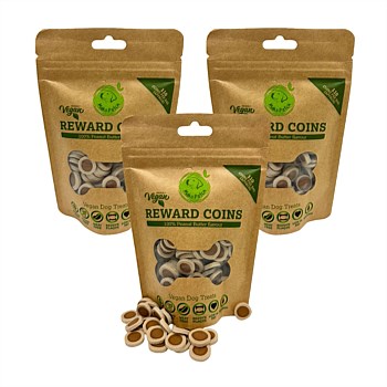 Peanut Butter Reward Coins - 3x 100g bags