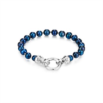 Blue Lagoon Pearl Bracelet