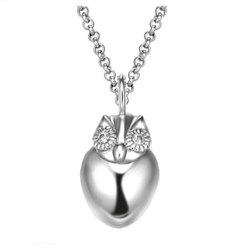 Sterling Silver Adult's Luna Necklace $20 Donation to CCF!