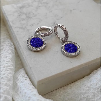 Sapphire Sparkle Ear Charms