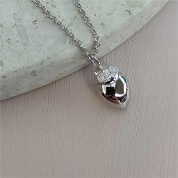 Sterling Silver Child's Luna Necklace $20 Donation to CCF!