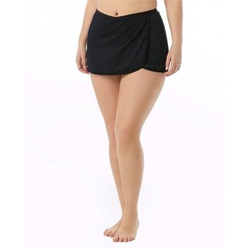 TYR Women's Swimming Skort Black