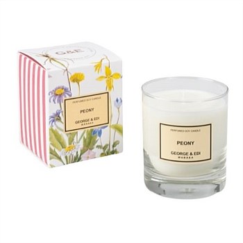 Perfumed Soy Candle - Standard - Peony