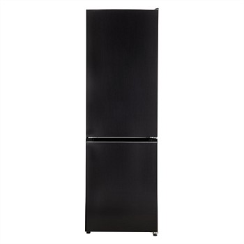 322L 2-Door Bottom Freezer Refrigerator - Black Steel