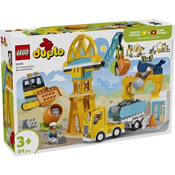 DUPLO 3 in 1 Construction Site and Vehicles 10476