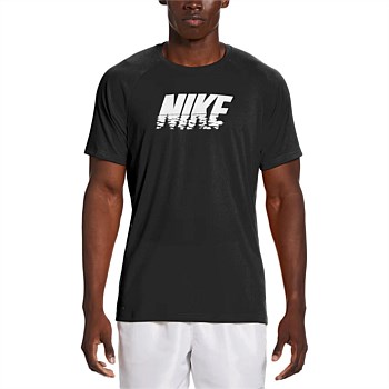 Swim Men's Sunset Logo Short Sleeve Hydroguard Top