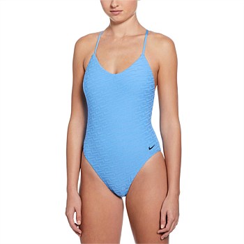 Swim Women's Swoosh Link Terry Y-Back One Piece Swimsuit