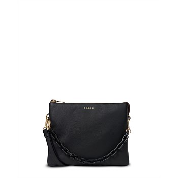 Matilda Crossbody Black + Tonal Chain