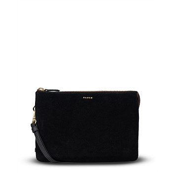 Tilly's Big Sis Crossbody Black Suede