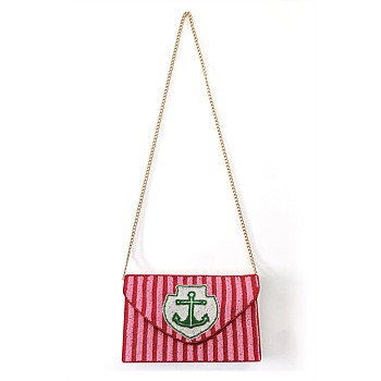 The Love Anchor Beaded Bag