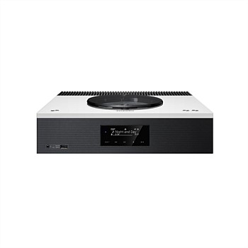 Premium Class Amp and CD Player - White