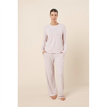 Ellie Lightweight Velour Cable Knit Set