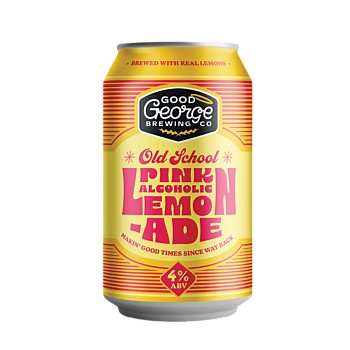 Old School Pink Alcoholic Lemonade Cans 4 x 6 Pack