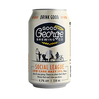 Social League Low Carb Hazy IPA 4 x 6 Pack