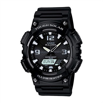 Analogue/Digital Solar Mens Watch AQ-S810W - Black